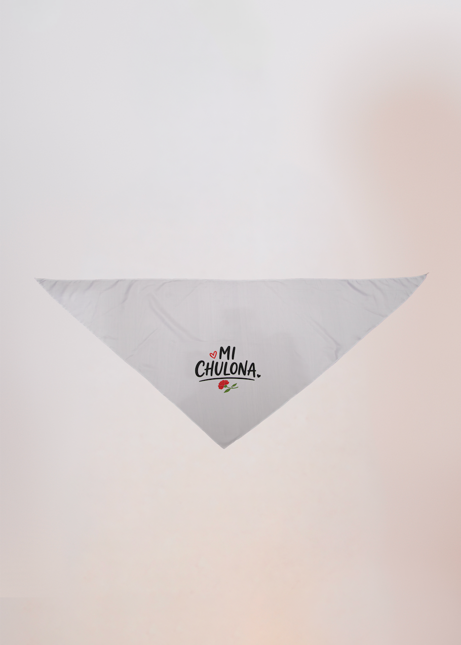 Pañuelo de chulapa con frase