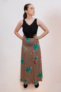 Falda de flamenco estampada
