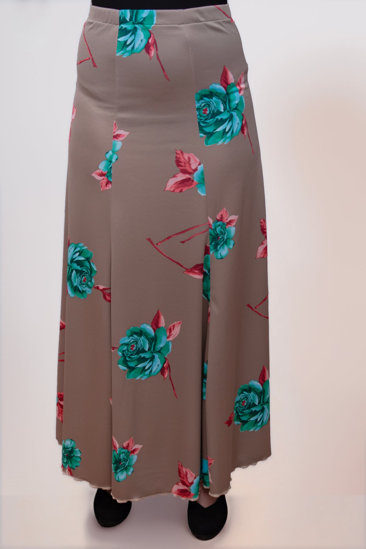 Falda de flamenco estampada