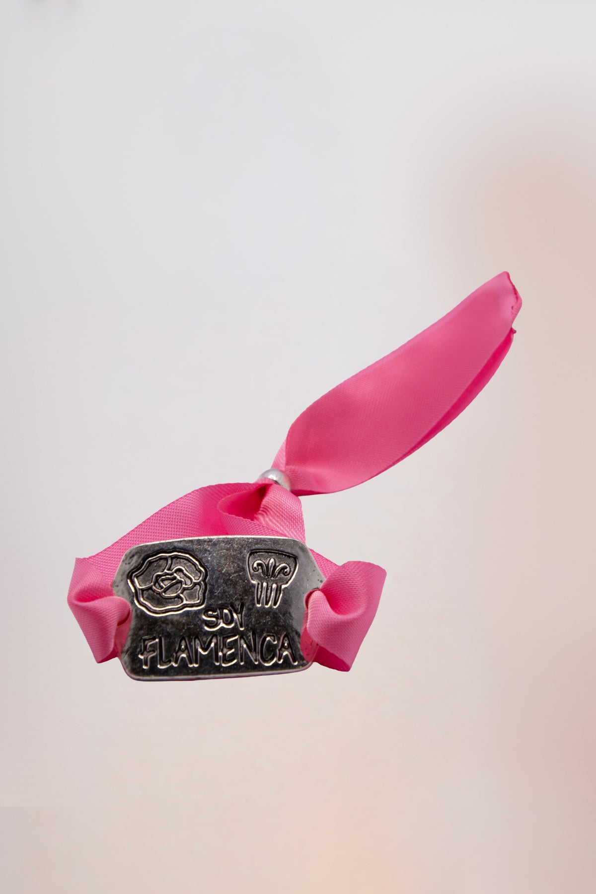 Pulsera de lazo "Soy flamenca"