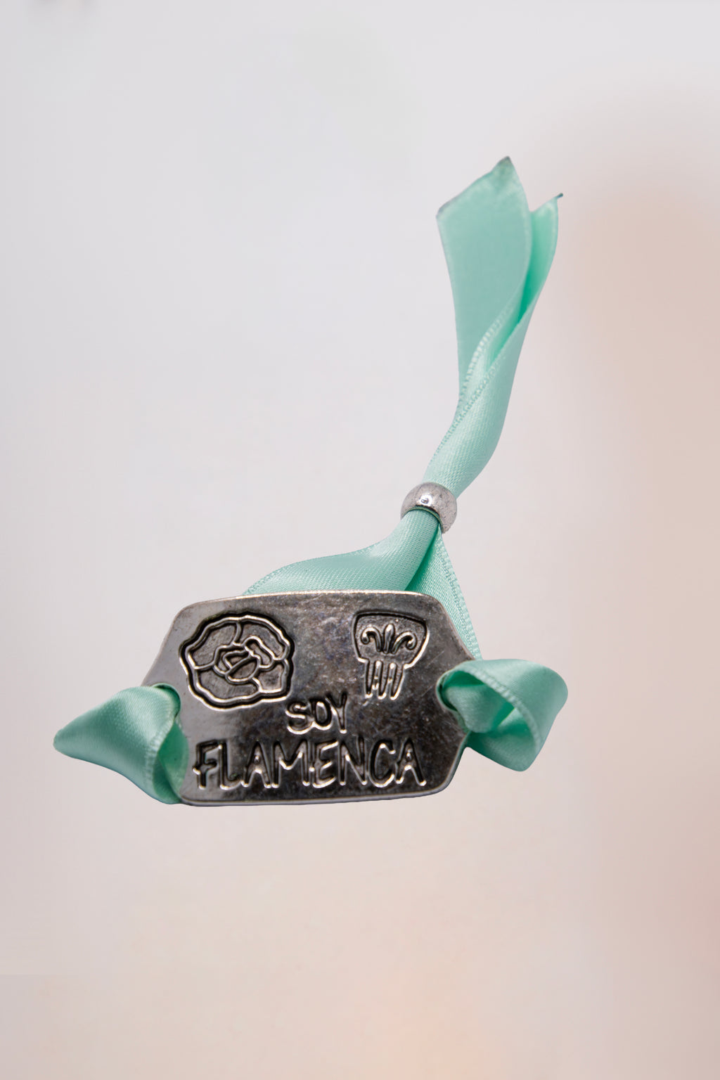 Pulsera de lazo "Soy flamenca"