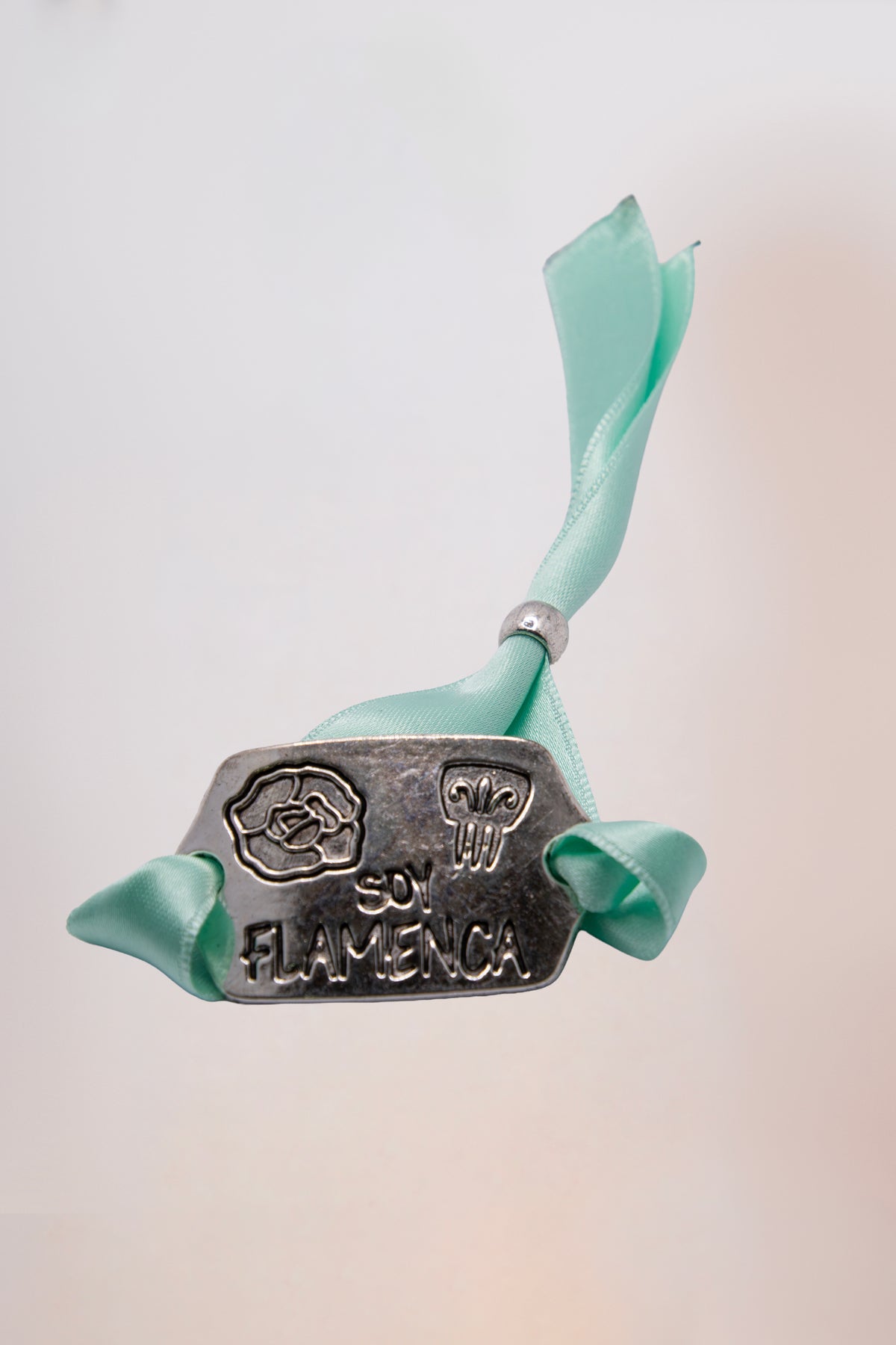 Pulsera de lazo "Soy flamenca"
