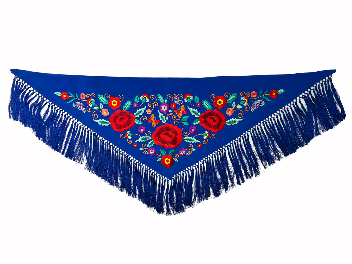 Mantoncillo bordado flamenco