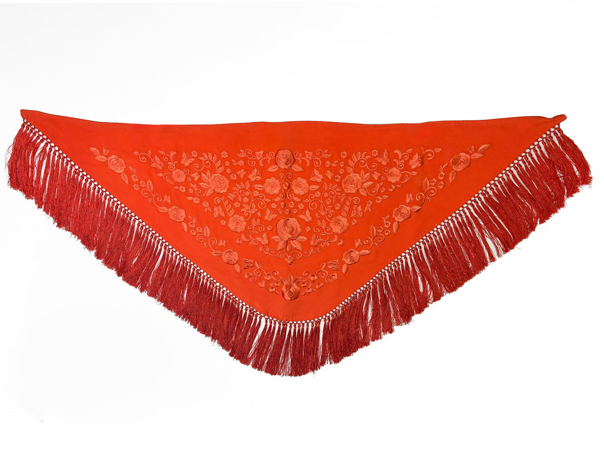 Mantoncillo bordado flamenco