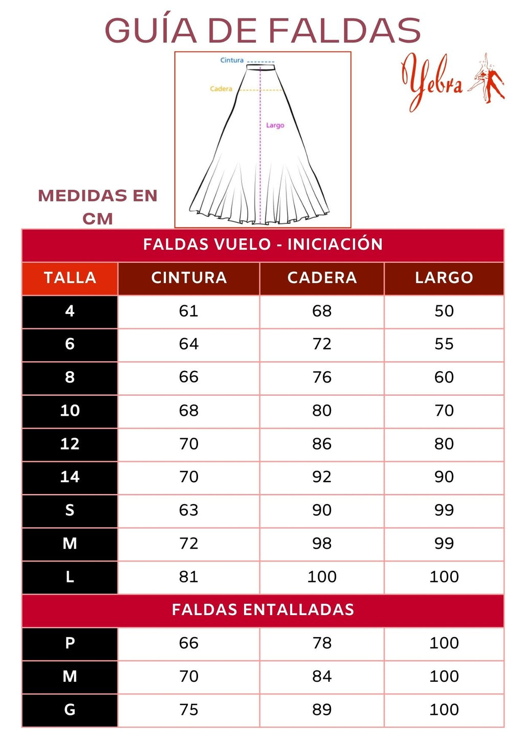 Falda de flamenco con fajín Macarena